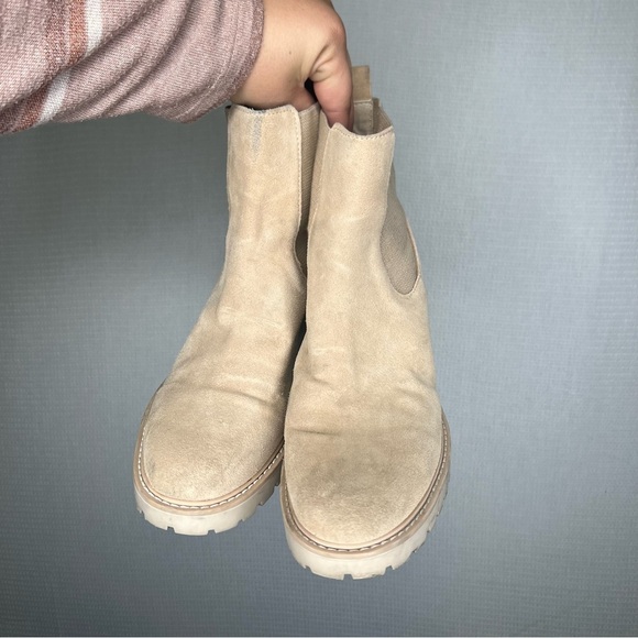 Dolce Vita‎ | Tan Cream Boot Woman's 9.5 Chunky - Picture 2 of 6